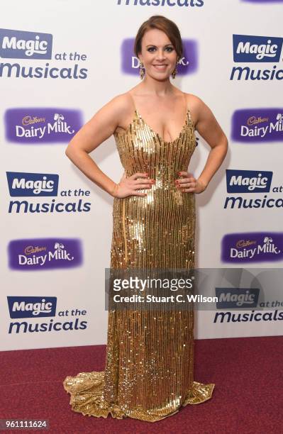 Laura Tebbutt attends Magic Radio's event 'Magic At The Musicals' held at Royal Albert Hall on May 21, 2018 in London, England.
