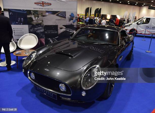 David Brown Speedback Silverstone edition is displayed during the London Motor Show at ExCel on May 17, 2018 in London, England. The UK's largest...