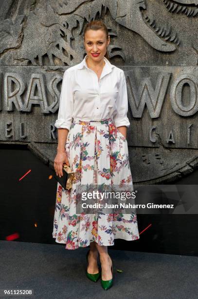 Natalia Verbeke attends the 'Jurassic World: Fallen Kindom' premiere at Wizink Center on May 21, 2018 in Madrid, Spain.