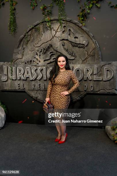 Olvido Gara attends the 'Jurassic World: Fallen Kindom' premiere at Wizink Center on May 21, 2018 in Madrid, Spain.