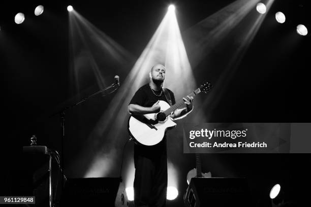 Andy McKee performs live on stage during a concert at Columbia Theater Berlin on May 21, 2018 in Berlin, Germany.