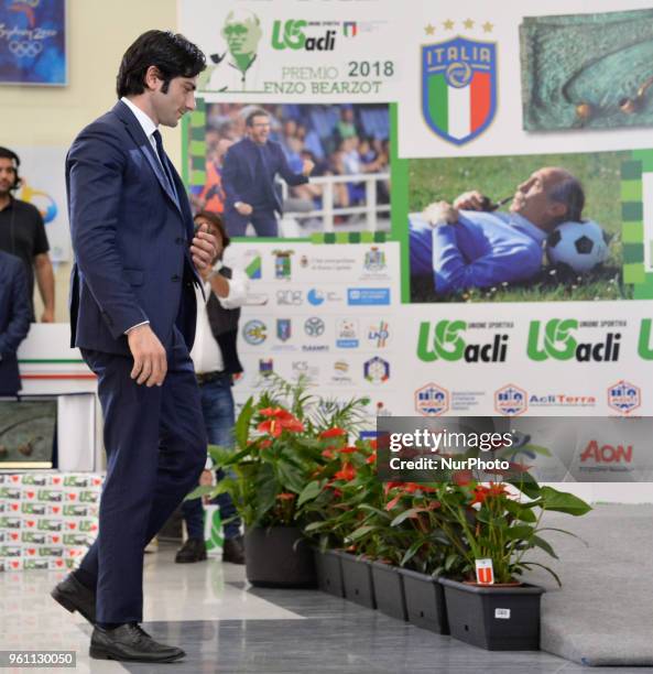 The referee Enzo Maresca during the CONI 'Enzo Bearzot Award 2018' on may 21, 2018 in Rome, Italy.