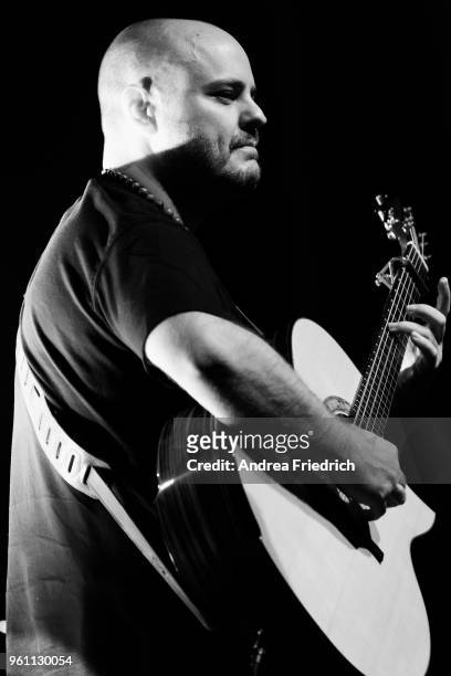 Andy McKee performs live on stage during a concert at Columbia Theater Berlin on May 21, 2018 in Berlin, Germany.