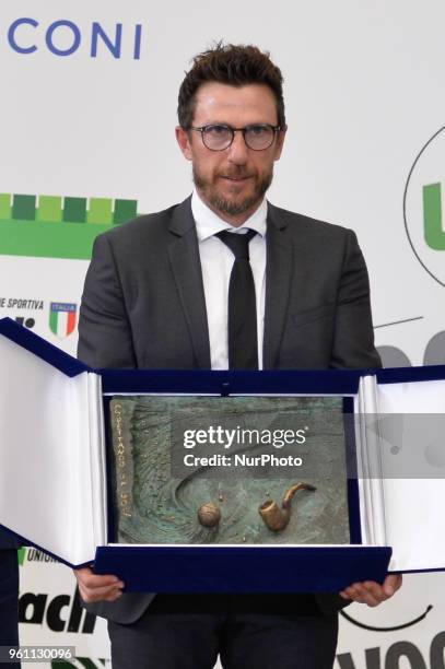 Roma coach Eusebio Di Francesco during the CONI 'Enzo Bearzot Award 2018' on may 21, 2018 in Rome, Italy.