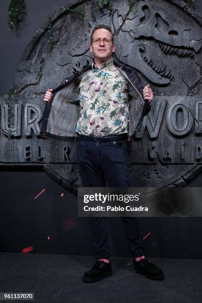 Spanish Comedian Joaquin Reyes attends the 'Jurassic World: Fallen Kindom' premiere at WiZink Center on May 21, 2018 in Madrid, Spain.