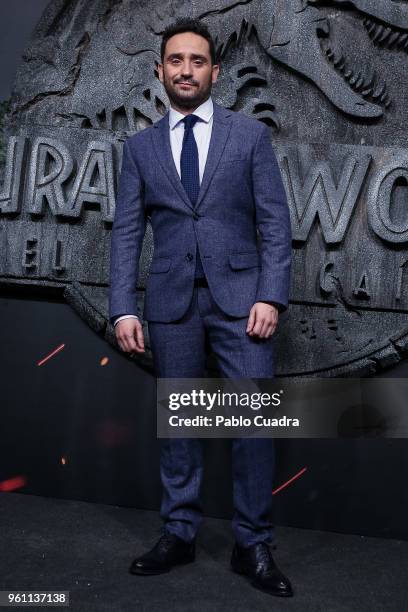 Spanish director Juan Antonio Bayona attends the 'Jurassic World: Fallen Kindom' premiere at WiZink Center on May 21, 2018 in Madrid, Spain.