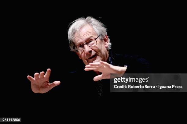 English musician Sir John Eliot Gardiner conducts the English Baroque Soloists and Monteverdi Choir in concert forBologna Festival at Auditorium...