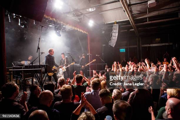 Johnny Marr performs live on stage during a concert at the Festsaal Kreuzberg on May 21, 2018 in Berlin, Germany.