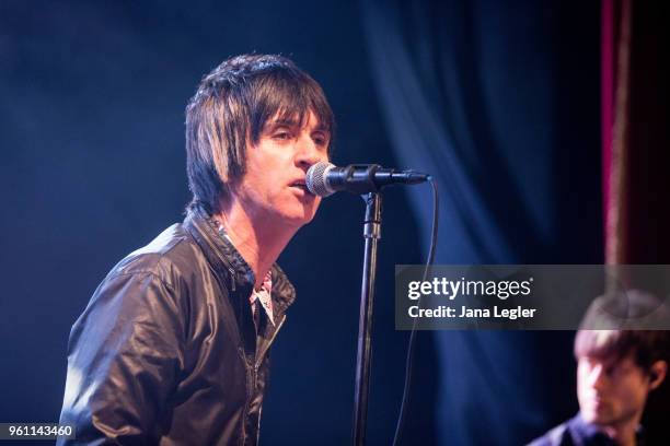Johnny Marr performs live on stage during a concert at the Festsaal Kreuzberg on May 21, 2018 in Berlin, Germany.