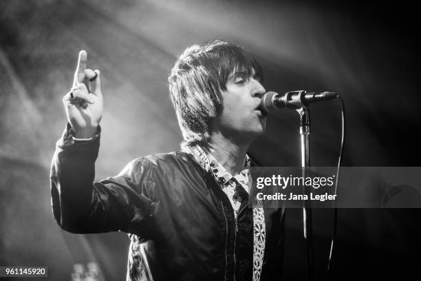 Johnny Marr performs live on stage during a concert at the Festsaal Kreuzberg on May 21, 2018 in Berlin, Germany.