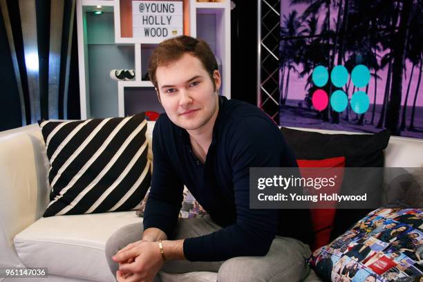 May 21: Justin Prentice visits the Young Hollywood Studio on May 21, 2017 in Los Angeles, California.