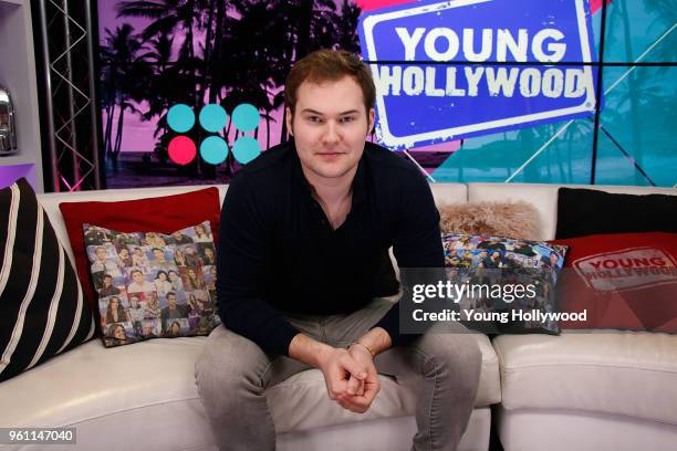 May 21: Justin Prentice visits the Young Hollywood Studio on May 21, 2017 in Los Angeles, California.