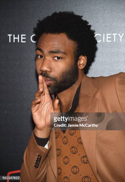Donald Glover attends "Solo: A Star Wars Story" New York Premiere on May 21, 2018 in New York City.