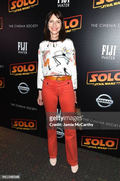 Dolly Wells attends a screening of "Solo: A Star Wars Story" New York Premiere on May 21, 2018 in New York City.