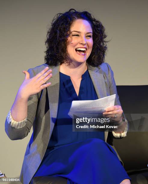 Coalition Founder Sarah W. Kearney speaks onstage at the EMA IMPACT Summit at Montage Beverly Hills on May 21, 2018 in Beverly Hills, California.