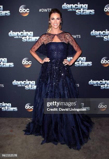 Personality Erin Andrews poses at ABC's "Dancing with the Stars: Athletes" Season 26 - Finale on May 21, 2018 in Los Angeles, California.