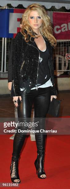 Ke$ha attends the NRJ Music Awards 2010 at Palais des Festivals on January 23, 2010 in Cannes, France.