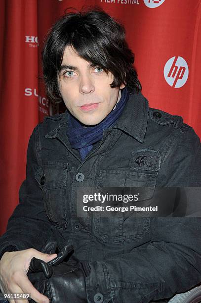 Actor Christopher Thornton attends the "Sympathy For Delicious" premiere during the 2010 Sundance Film Festival at Racquet Club on January 23, 2010...