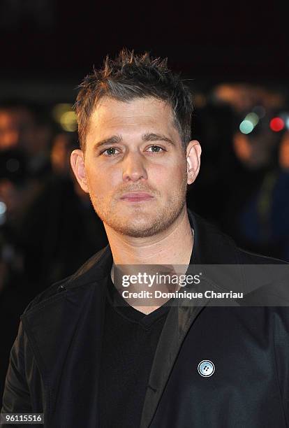 Michael Buble attends the NRJ Music Awards 2010 at Palais des Festivals on January 23, 2010 in Cannes, France.