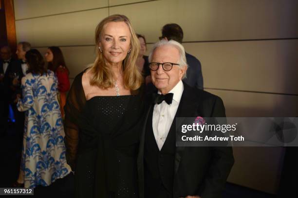 Bonnie Pfeifer Evans and Larry Leeds attend the 70th Annual Parsons Benefit on May 21, 2018 in New York City.