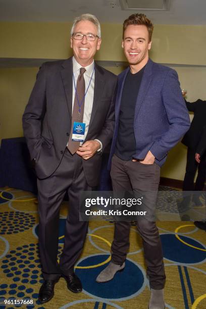 President of the NAMM Foundation Joe Lamond and actor Erich Bergen attend the "NAMM Music Education Advocacy Fly-In Keynote: Charlie Sykes" event at...