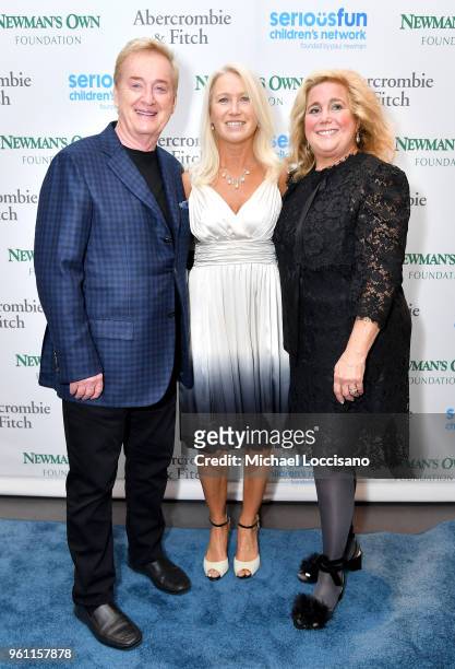 Jim Markham, Clea Newman Soderlund and Cheryl Markham attend the 2018 SeriousFun Children's Network Gala at The Ziegfeld Ballroom on May 21, 2018 in...