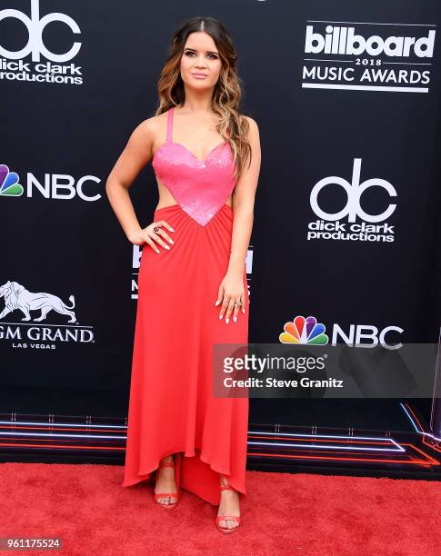 Maren Morris arrives at the 2018 Billboard Music Awards at MGM Grand Garden Arena on May 20, 2018 in Las Vegas, Nevada.