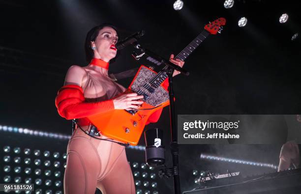 Singer/guitarist St. Vincent performs at The Fillmore Charlotte on May 21, 2018 in Charlotte, North Carolina.