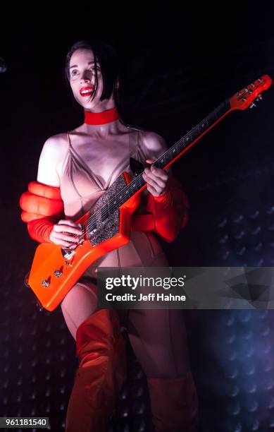Singer/guitarist St. Vincent performs at The Fillmore Charlotte on May 21, 2018 in Charlotte, North Carolina.