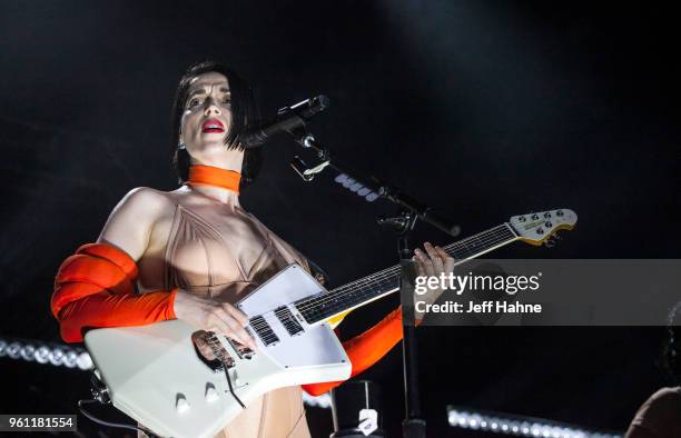 Singer/guitarist St. Vincent performs at The Fillmore Charlotte on May 21, 2018 in Charlotte, North Carolina.