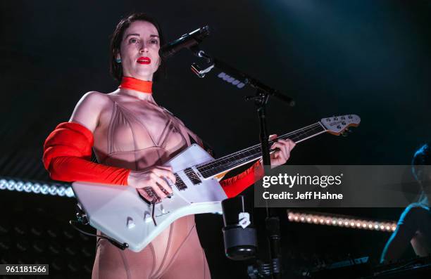 Singer/guitarist St. Vincent performs at The Fillmore Charlotte on May 21, 2018 in Charlotte, North Carolina.