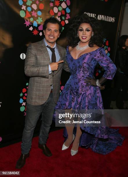 John Leguizamo and Pixie Aventura attend The 63rd Annual Obie Awards at Terminal 5 on May 21, 2018 in New York City.
