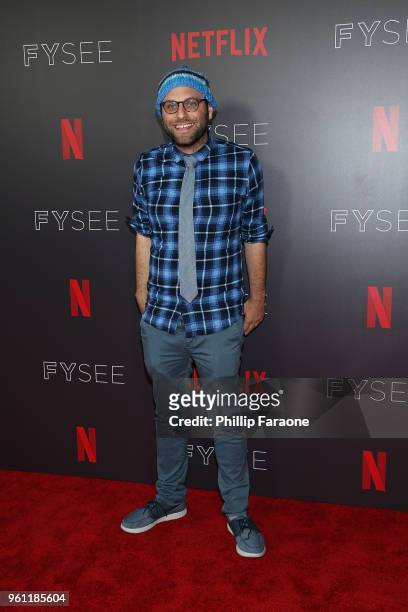 Ralphael Bob-Waksberg attends the #NETFLIXFYSEE Animation Panel Featuring "Big Mouth" and "BoJack Horseman" at Netflix FYSEE at Raleigh Studios on...