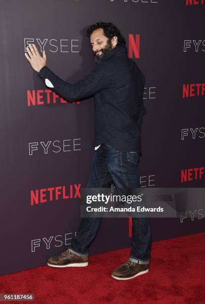 Actor Jason Mantzoukas arrives at the #NETFLIXFYSEE Animation Panel featuring "Big Mouth" and "BoJack Horseman" at the Netflix FYSEE At Raleigh...