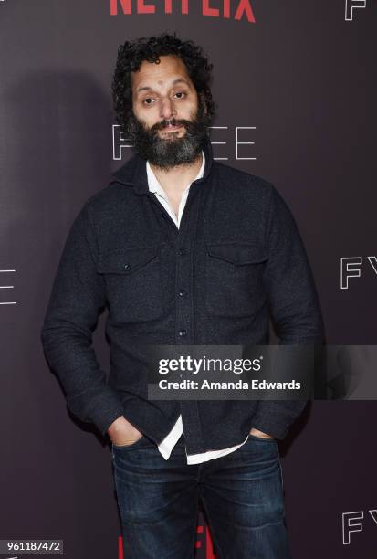 Actor Jason Mantzoukas arrives at the #NETFLIXFYSEE Animation Panel featuring "Big Mouth" and "BoJack Horseman" at the Netflix FYSEE At Raleigh...