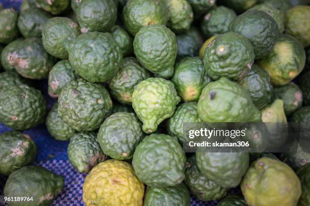 lemon glass fruit in market - goldmelisse stock-fotos und bilder