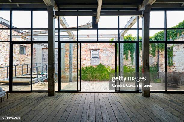 entrance of house - floorboard bildbanksfoton och bilder