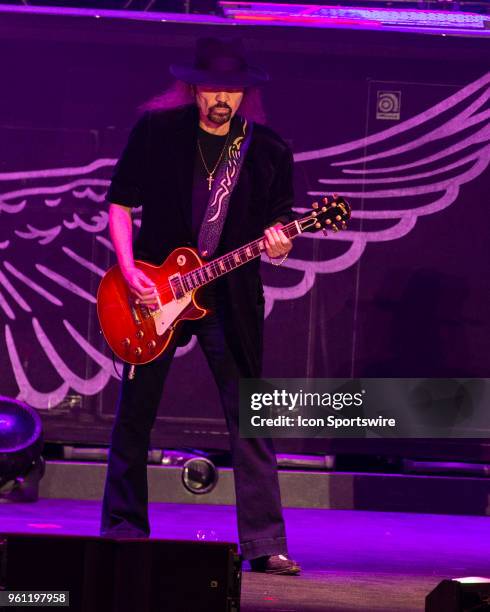 Guitarist Gary Rossington with Lynyrd Skynyrd performed their Last of the Street Survivors Farewell Tour on May 19, 2018 at the Mattress Firm...