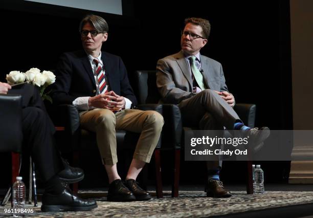 Panelist Andrew Bolton, Wendy Yu Curator in Charge of The Costume Institute and panelist C. Griffith Mann, Michel David-Weill Curator in Charge of...