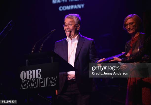 Ralph B. Pena onstage at The 63rd Annual Obie Awards at Terminal 5 on May 21, 2018 in New York City.