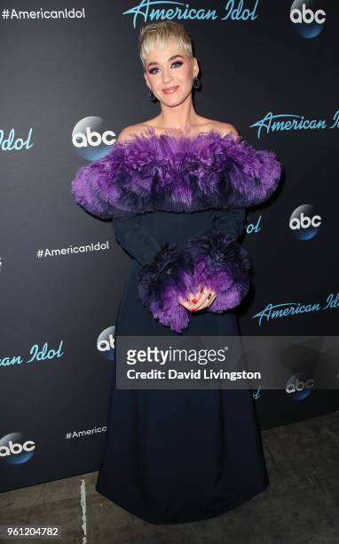 Singer Katy Perry attends ABC's "American Idol" - Finale on May 21, 2018 in Los Angeles, California.