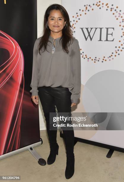 Writer Veena Sud poses for portrait at the Women in Entertainment and The Television Academy Foundation's Inaugural Women in Television Summit at...