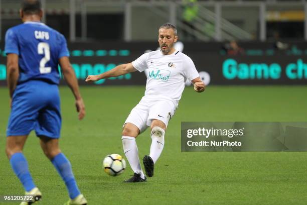 Gianluca Zambrotta during &quot;La partita del Maestro&quot; the farewell match by Andrea Pirlo at Giuseppe Meazza stadium on May 21, 2018 in Milan,...