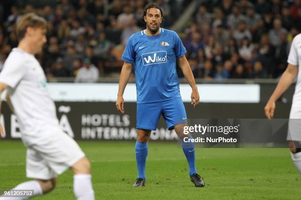 Luca Toni during &quot;La partita del Maestro&quot; the farewell match by Andrea Pirlo at Giuseppe Meazza stadium on May 21, 2018 in Milan, Italy.