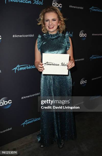 Singer Maddie Poppe attends ABC's "American Idol" - Finale on May 21, 2018 in Los Angeles, California.
