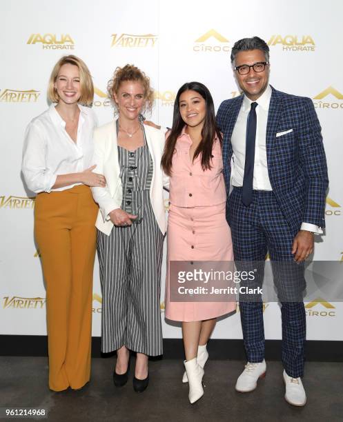 Yael Grobglas, Jennie Snyder Urman, Gina Rodriguez and Jaime Camil attend the CIROC Empowered Women's Brunch at the W Hollywood on May 21, 2018 in...