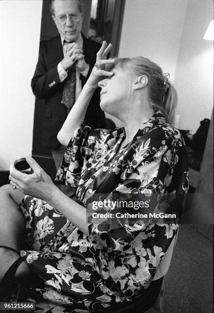 Marianne Faithfull poses for a portrait in 1994 in New York City, New York.