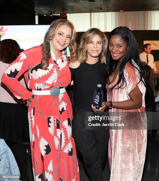 Blue Flame SVP Erin Harris, Jillian Michaels and Ericka Pittman attend the CIROC Empowered Women's Brunch at the W Hollywood on May 21, 2018 in Los...