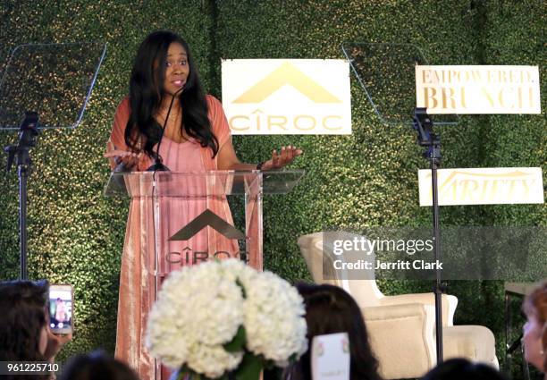 Aquahydrate CMO Erick Pittman speaks at the CIROC Empowered Women's Brunch at the W Hollywood on May 21, 2018 in Los Angeles, California.