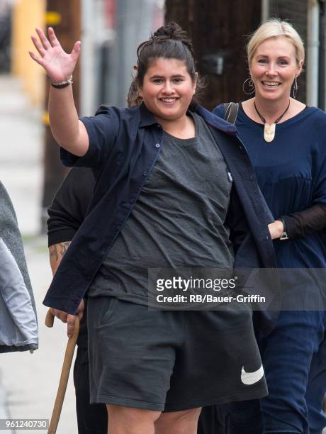 Julian Dennison is seen at 'Jimmy Kimmel Live' on May 21, 2018 in Los Angeles, California.